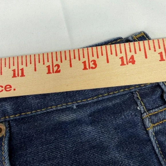 Levi’s 501 Jeans Original Fit W31 L30 Blue Fade Button Fly Y2K - Picture 10 of 13